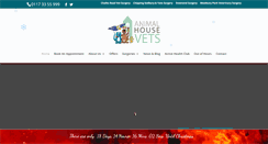 Desktop Screenshot of animalhousevets.com